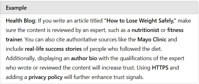 Build Trust with EEAT Principles